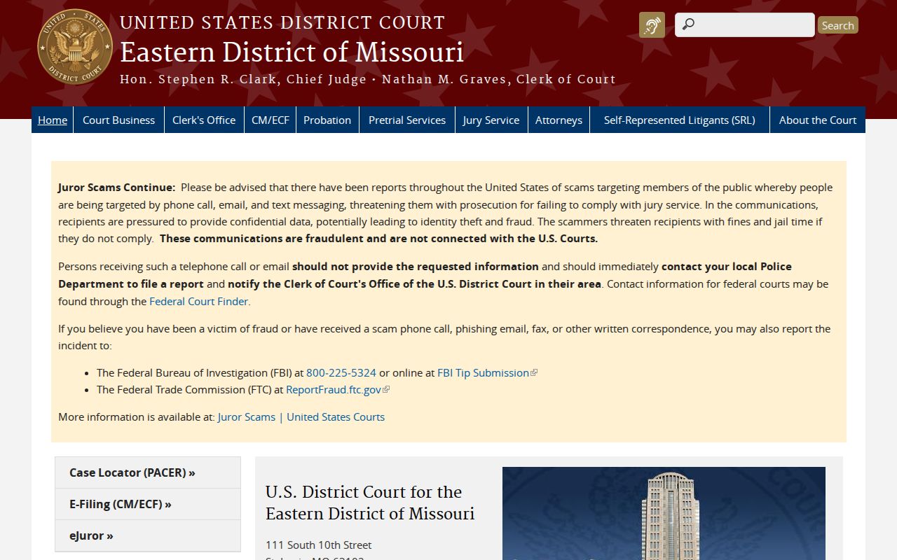 Shelby County court records Eastern District location map